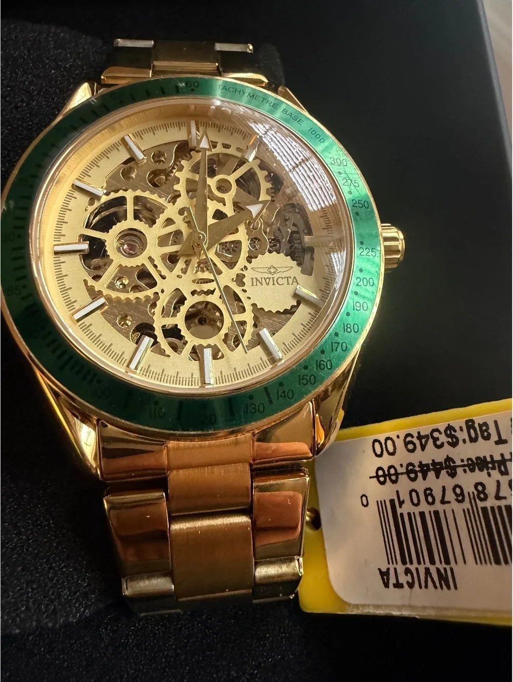 $349 INVICTA Automatic Objet D art excelsior skeleton dial watch 43mm